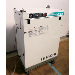 パッケージオイルフリーベビコン BEBICON 0.75 PO-0.75PSC6 出力0.75kW,無給油式 日立(HITACHI)製