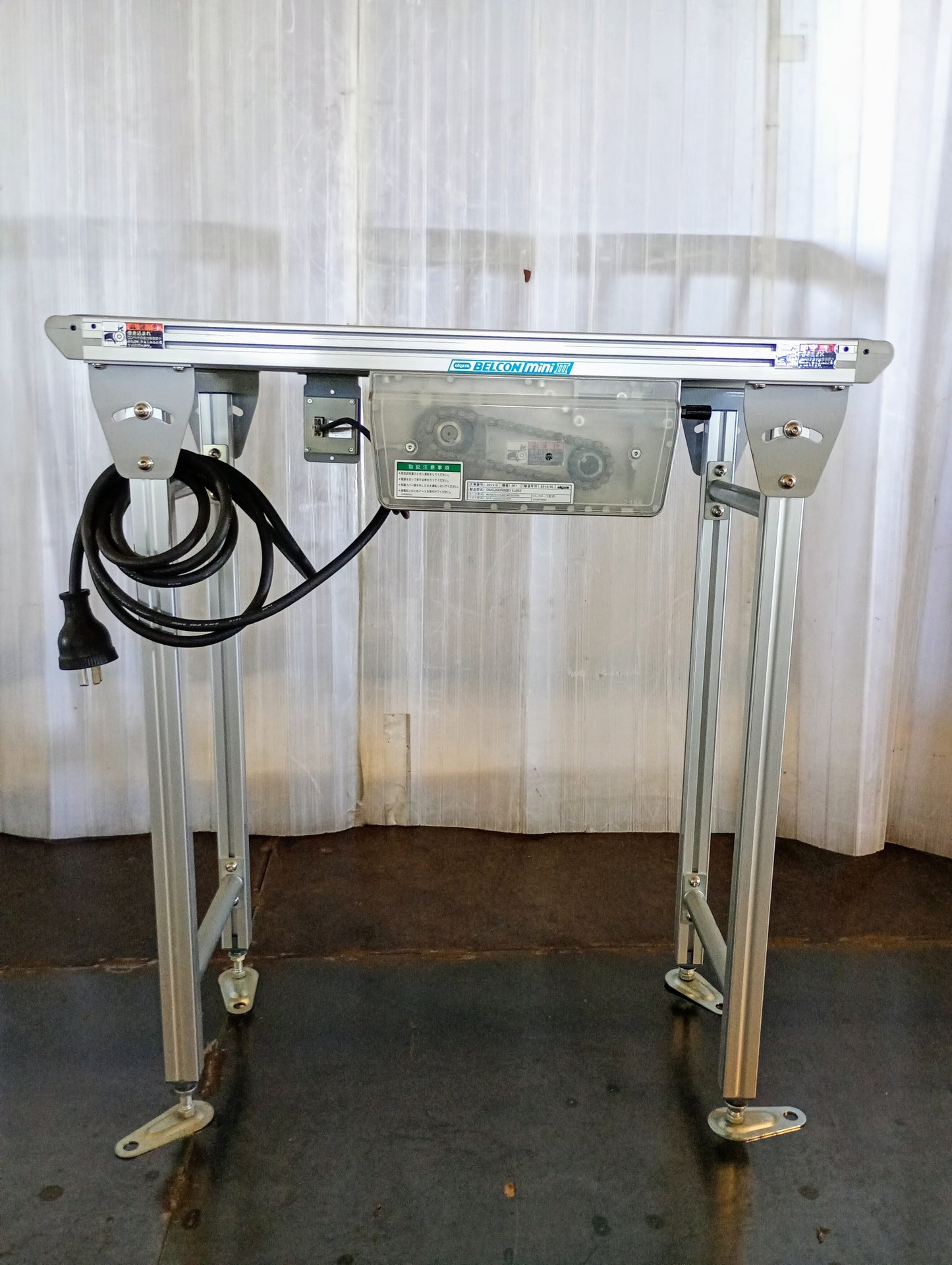 オークラ輸送機　ベルコンミニIII 30x80 DMGベルトコンべア　蛇行レスタイプ　okurayusoki1-iii-5087