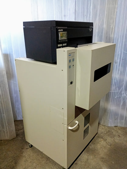 サトー　SG112T　ラベルプリンター ＋ CTS110W スタッカー sato1-sg112t-4001