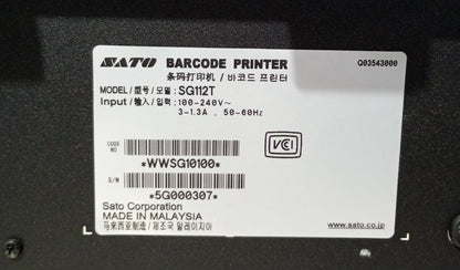 SATO ラベルプリンターSG112T + CTS110W セット sato1-sg112t-74001