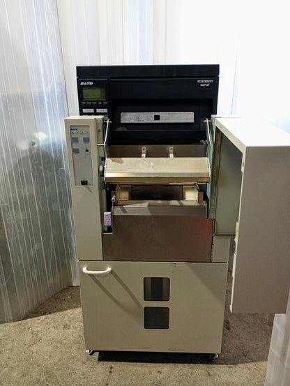 サトー　SG112T　スキャントロニクス ラベルプリンター + CTS110W スタッカー sato1-sg112t-8301