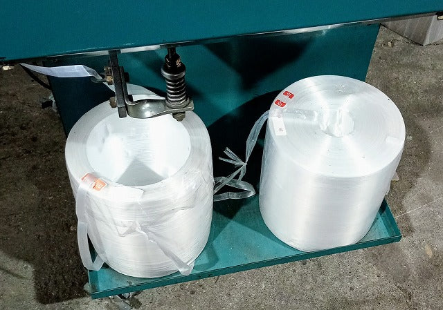 羽越　ECS-45-2　結束機　電磁クラッチ式　誘導テーブル固定 uetsu1-ecs452-0907