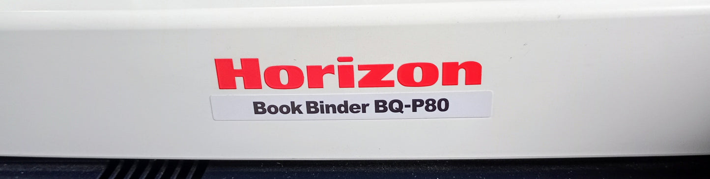ホリゾン BQ-P80 卓上無線綴じ（糊）製本機 horizon1-bqp80-8001