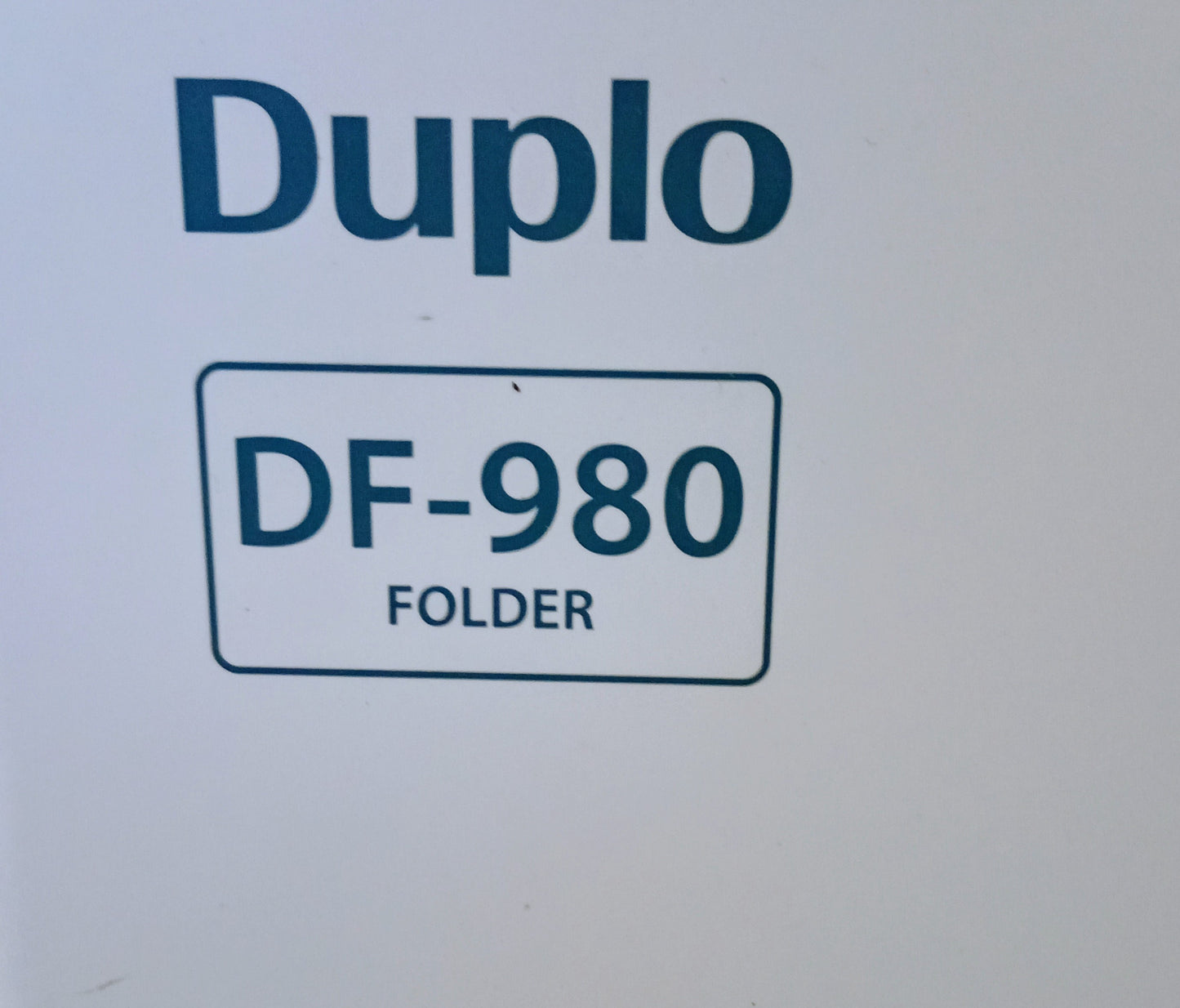 デュプロ デュプロフォルダー DF-980 卓上紙折り機 A3ノビ対応 duplo1-df980-9001