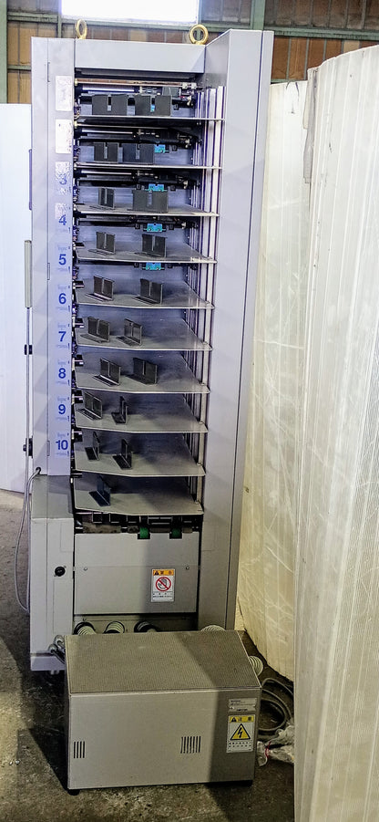 ホリゾン VAC-100 エア式丁合機 1タワー+クロススタッカー horizon1-vac100-28001