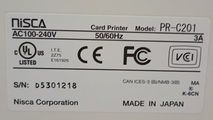 ニスカ PR-C201 再転写カードプリンタ フルカラー nisca-prc201-1001