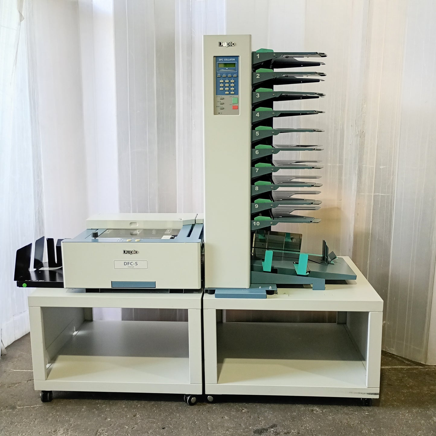 デュプロ DFC-100 丁合機 + DFC-S平綴じ機　duplo1-dfc100-5001
