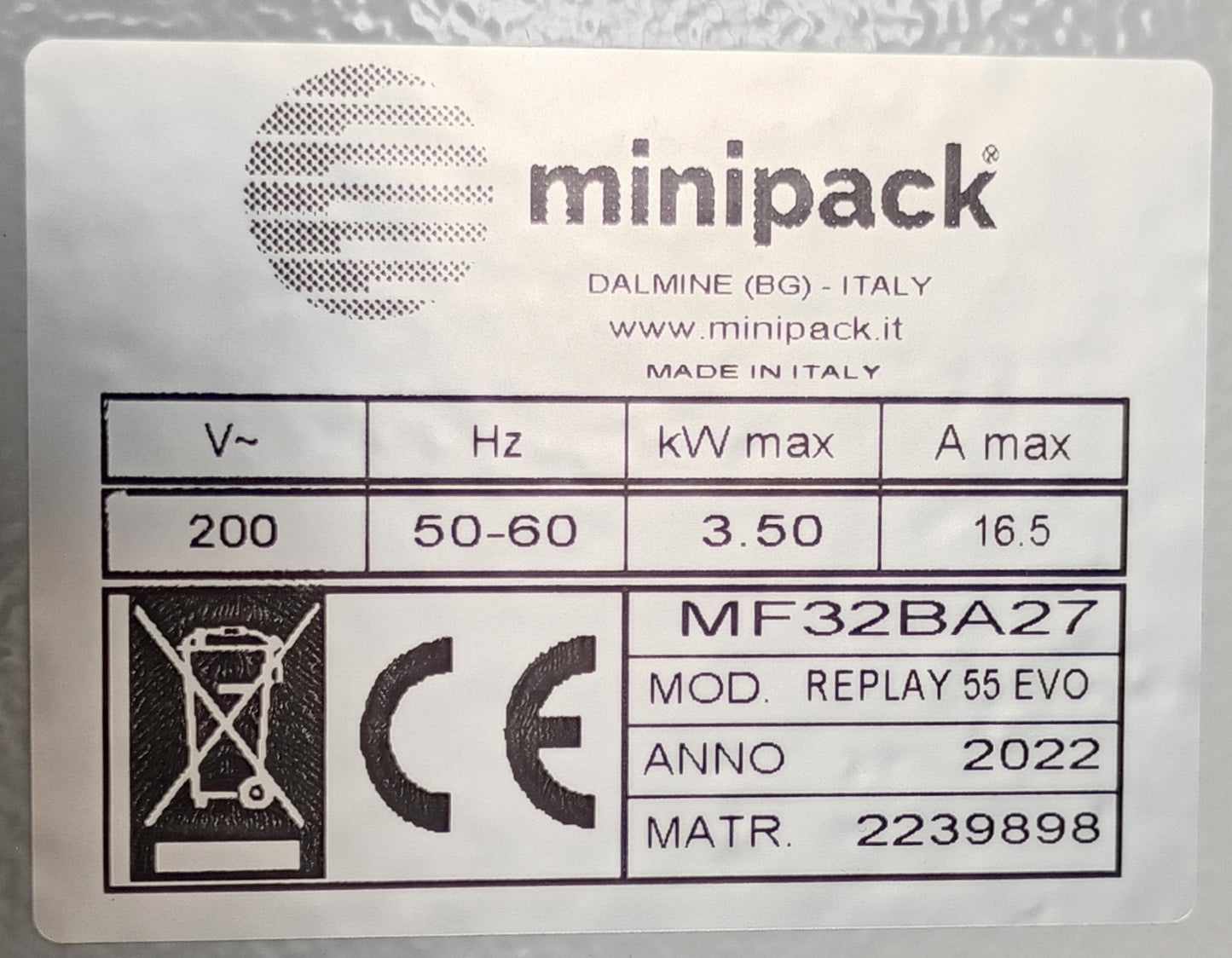 成光産業 minipack Replay55 evo シュリンク包装機 seikosangyo1-minipackreplay55evo-5001