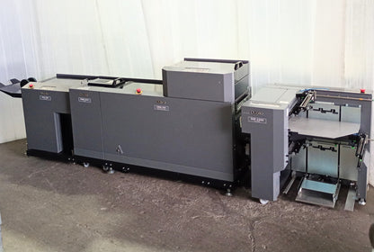 デュプロ DSF-2200 + DBM-350 オフライン中綴じ製本ライン　オンデマンド冊子に最適　duplo1-dsf2200dbm350-5001