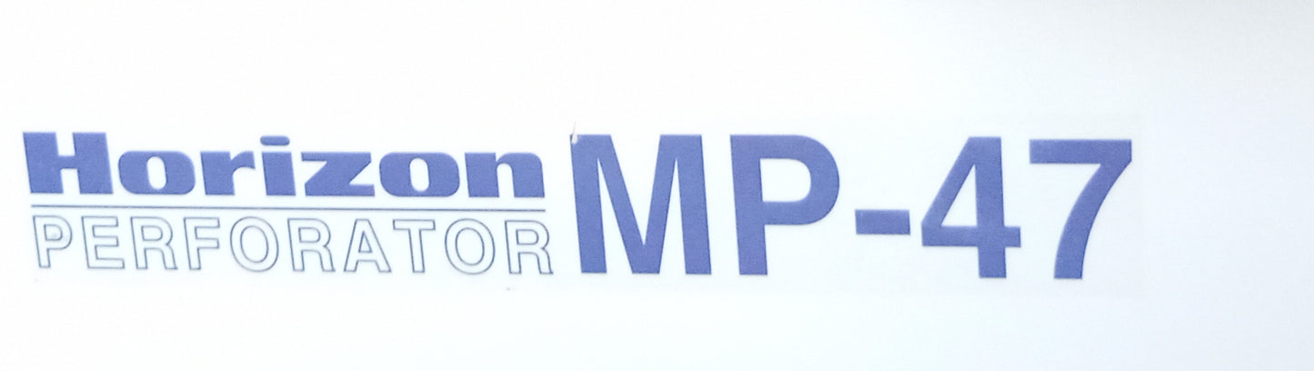 ホリゾン MP-47 卓上手差しミシン目加工機 A3サイズ対応 horizon1-mp47-9013