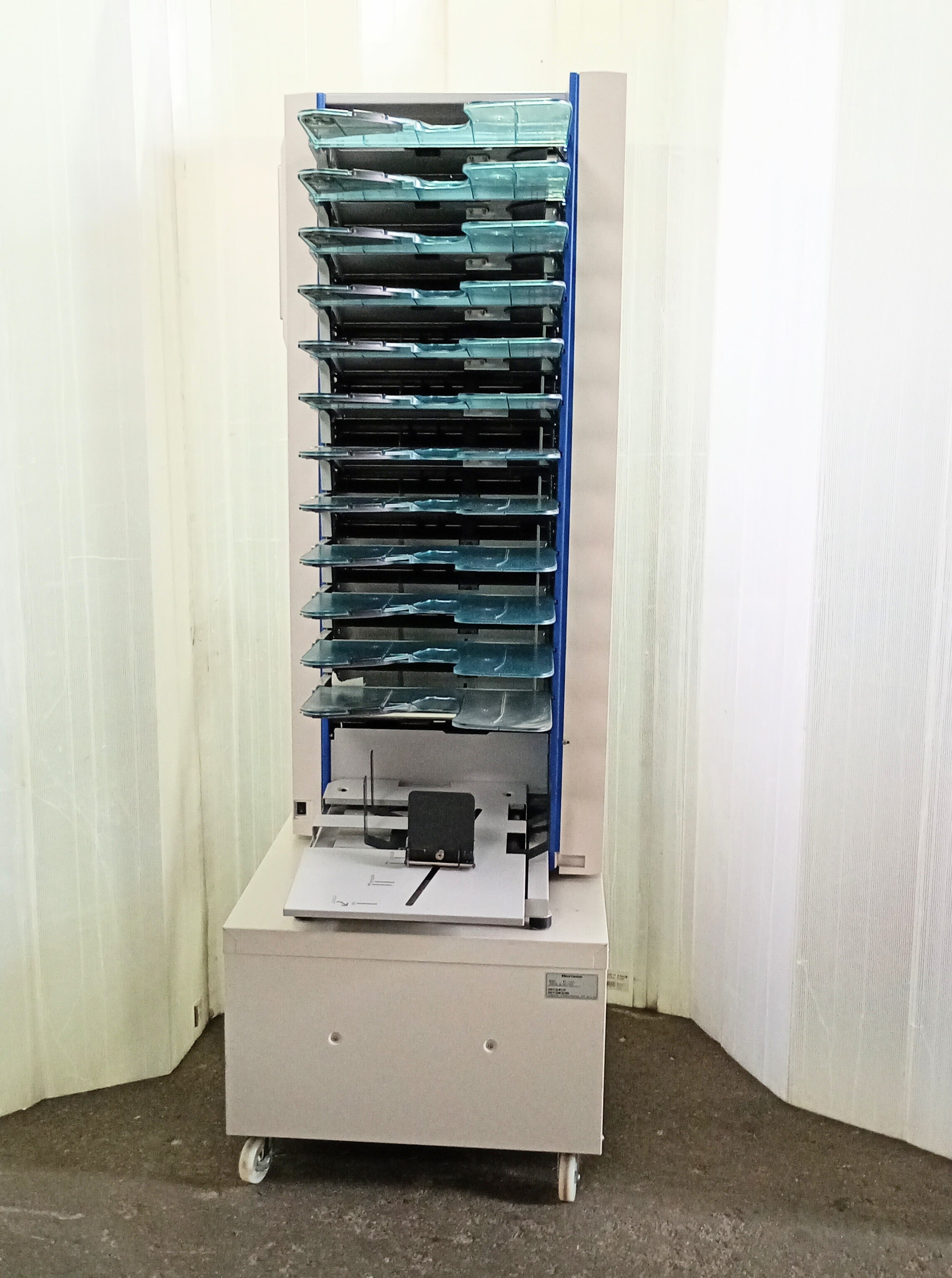 中古 ホリゾン QC-S1200丁合機 コロ式12段 コレーター ページ