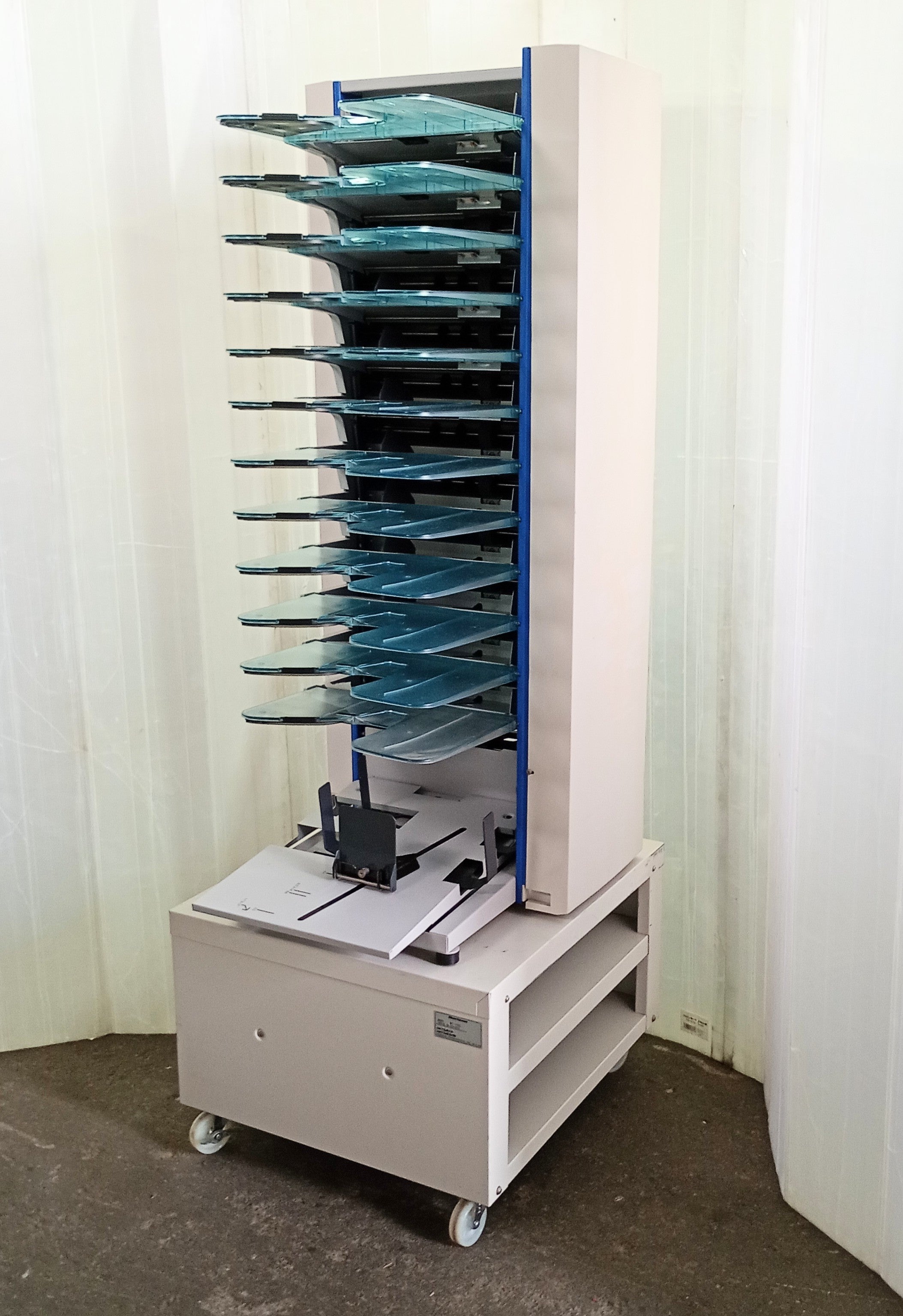 中古 ホリゾン QC-S1200丁合機 コロ式12段 コレーター ページ