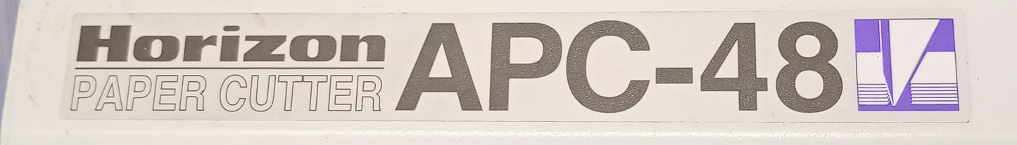 ホリゾン APC-48 コンピュータ式 油圧断裁機 horizon1-apc48-4001