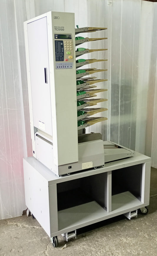 リソー TC5100 コロ式卓上丁合機　合紙＆分割付き riso1-tc5100-0042
