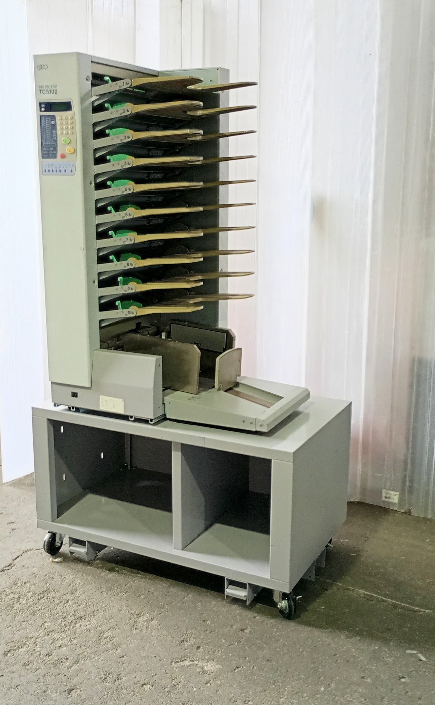 リソー TC5100 コロ式卓上丁合機　合紙＆分割付き riso1-tc5100-0042