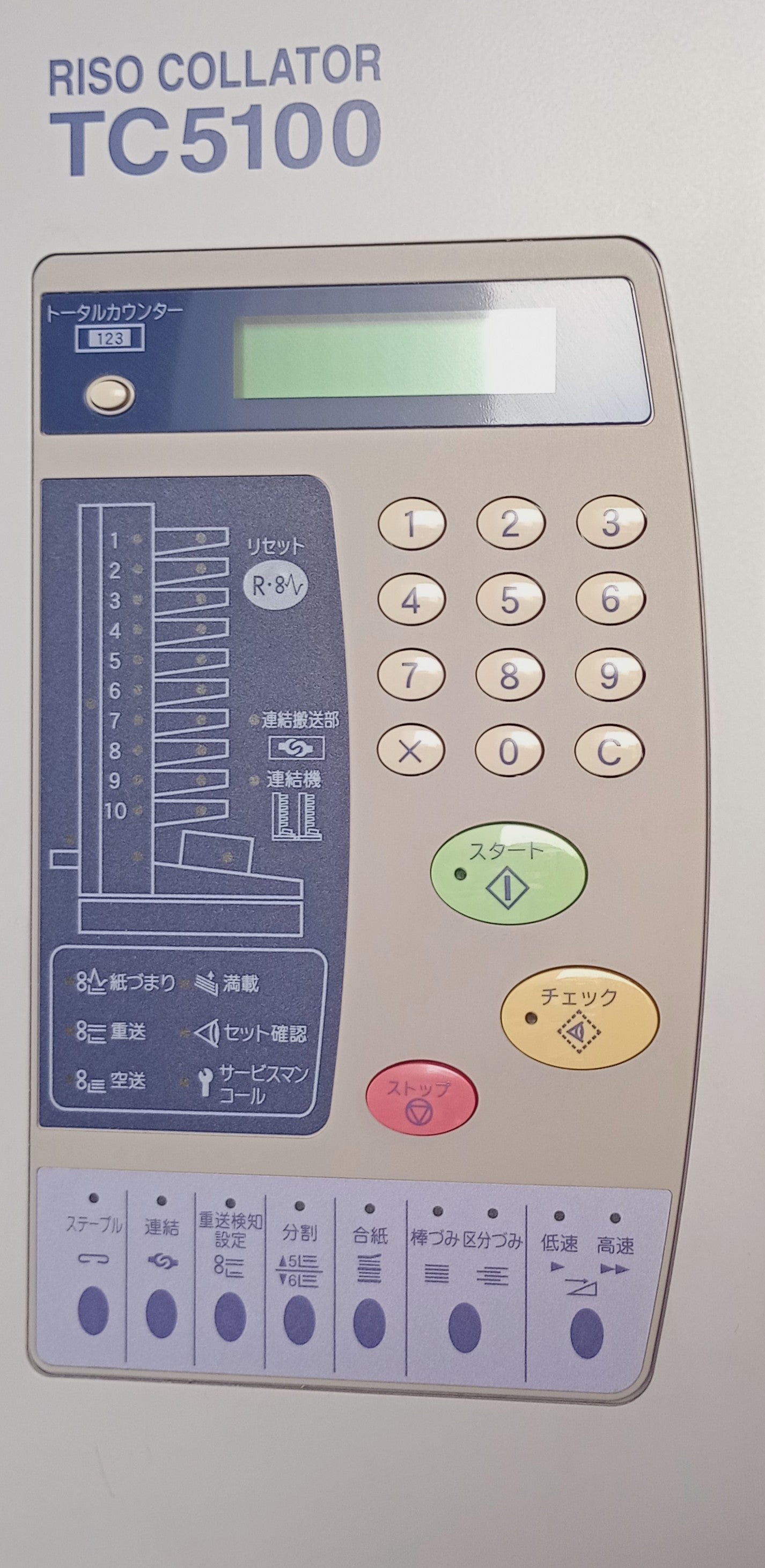 リソー TC5100 コロ式卓上丁合機　合紙＆分割付き riso1-tc5100-0042