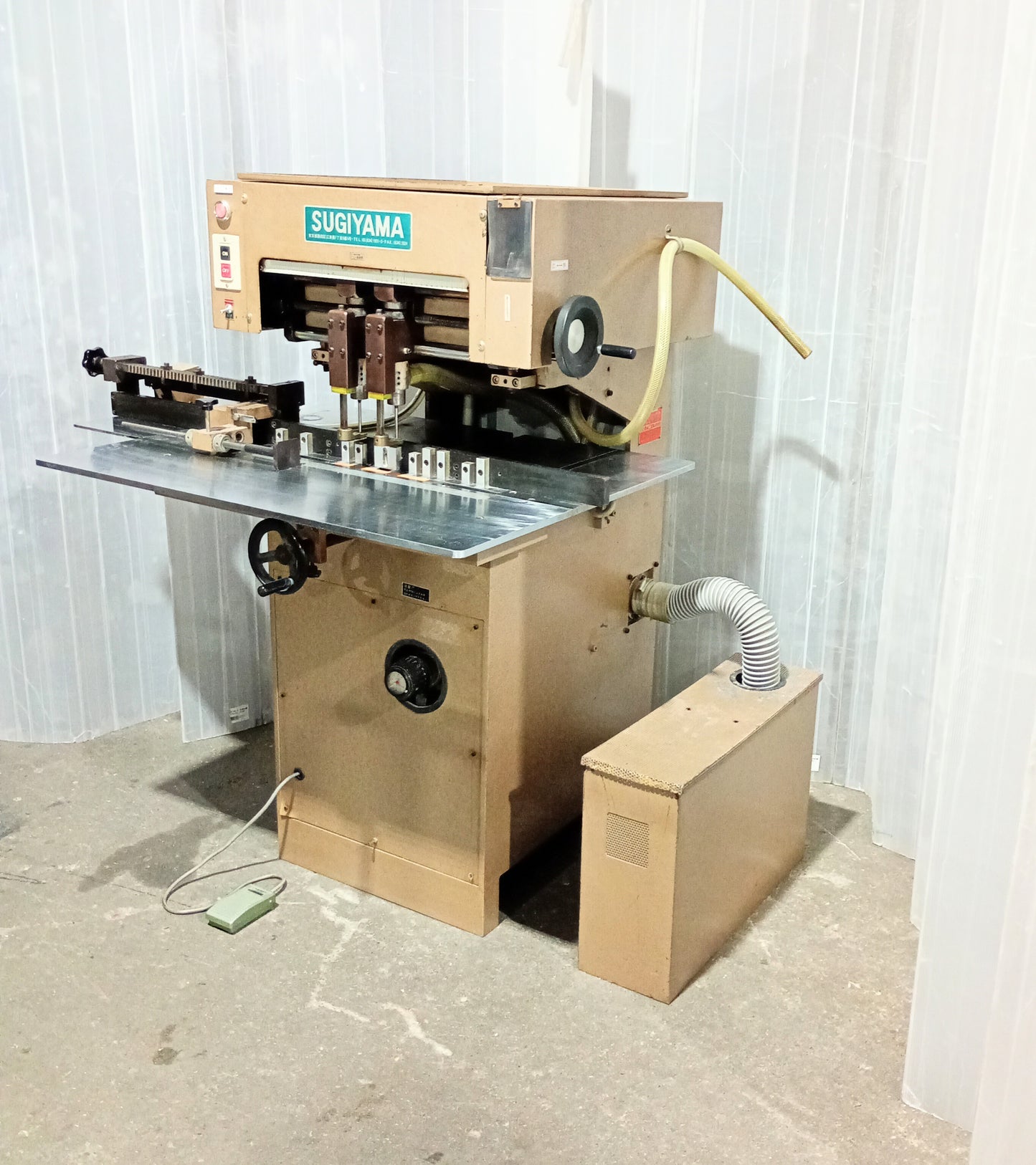 杉山機械工業 SKD-73型 自動2連式ドリル穿孔機 sugiyamakikaikougyo1-skd732-0001