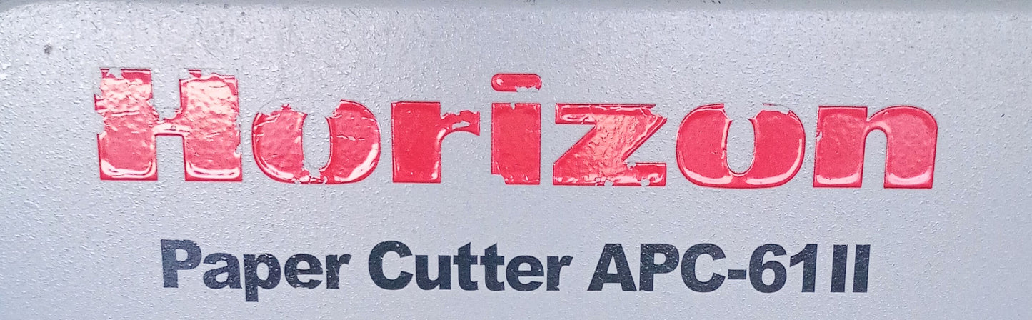 ホリゾン APC-61Ⅱ 油圧断裁機 horizon1-apc61ii-6001