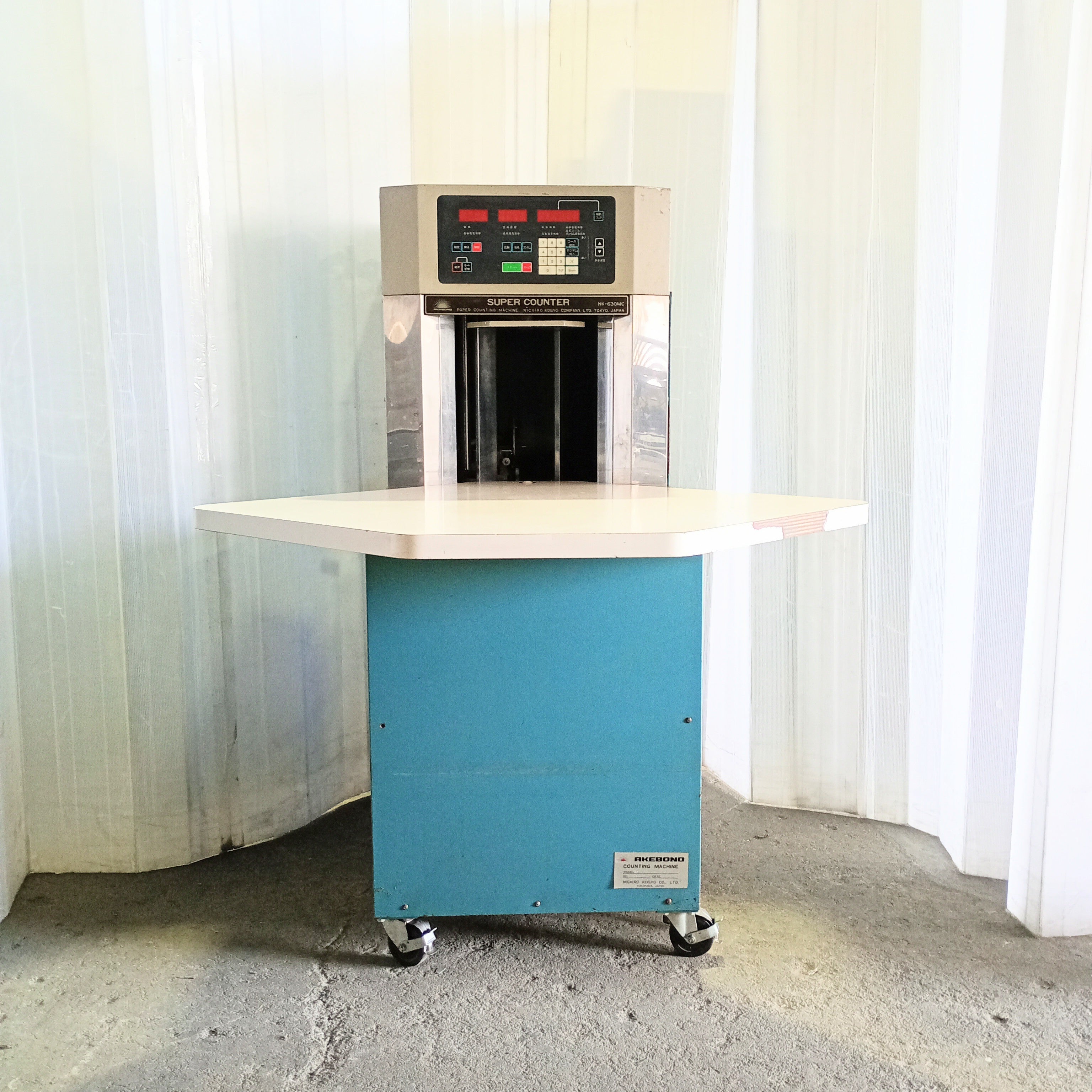 clasimple カウンター 業務用 自動計数 270枚 中古 ニチロ工業 NK-630MC 計数機 接触式 ペーパーカウンター カウント
