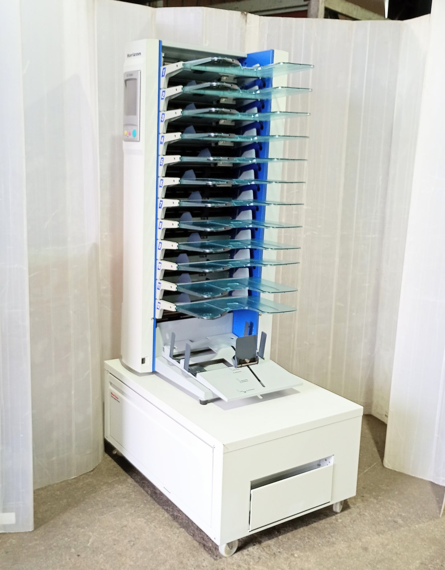 ホリゾン QC-S1200 コロ式12段丁合機　horizon1-qcs1200-88001