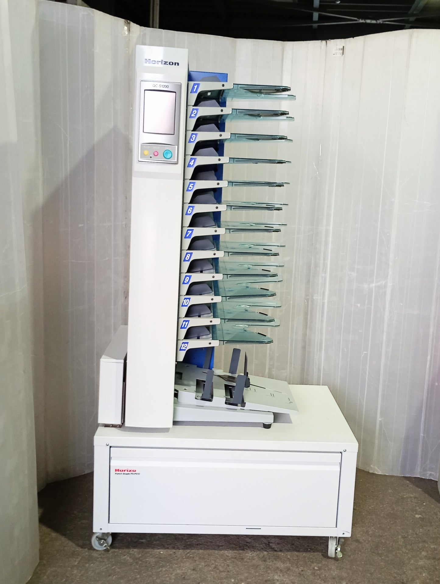 ホリゾン QC-S1200 コロ式12段丁合機　horizon1-qcs1200-88001