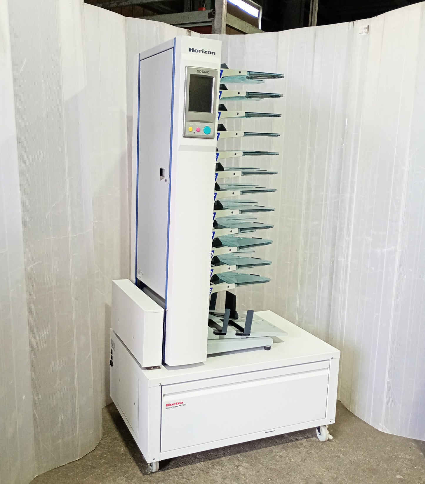 ホリゾン QC-S1200 コロ式12段丁合機　horizon1-qcs1200-88001