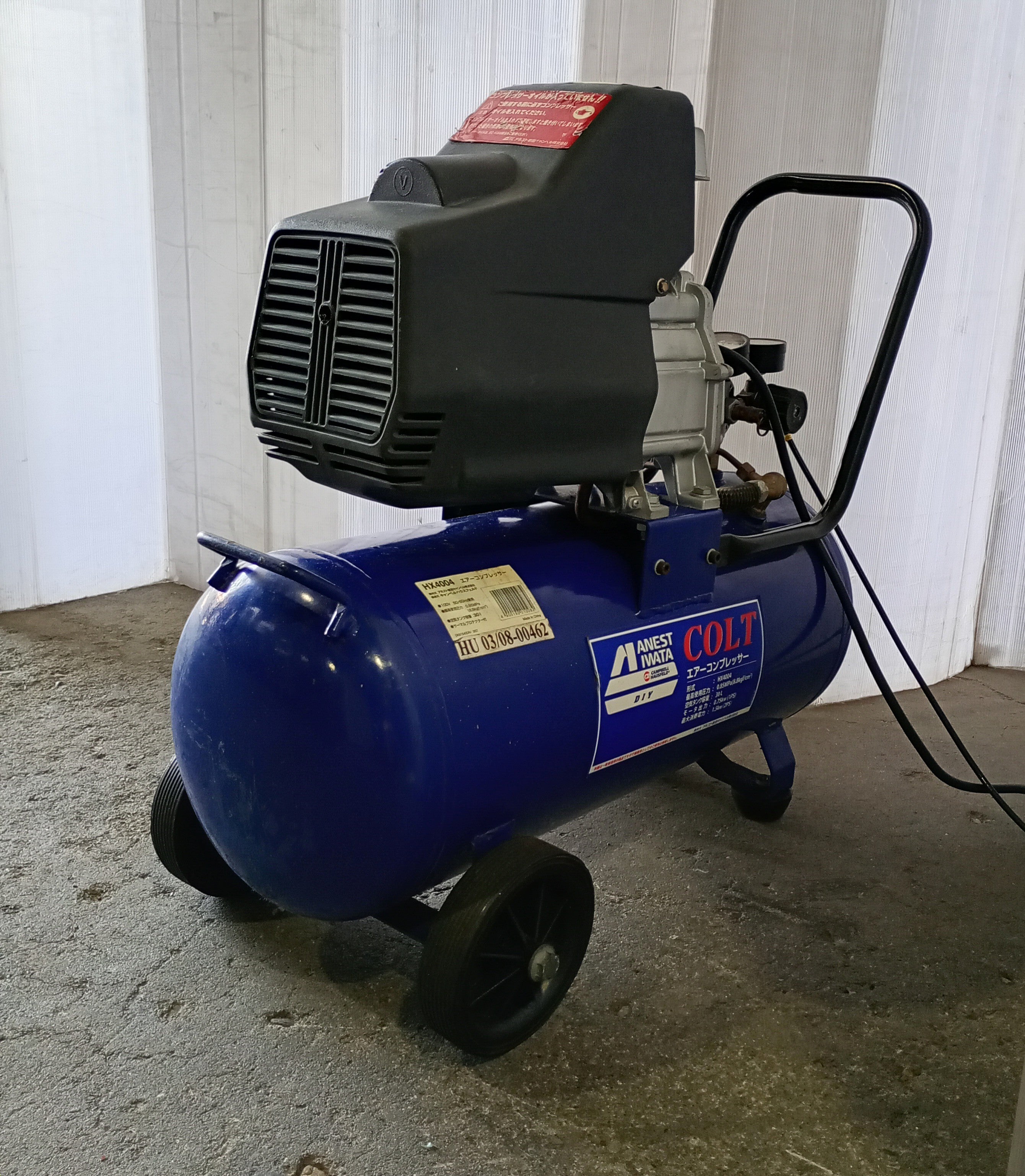 中古 アネスト岩田キャンベル コルトHX4004 コンプレッサー