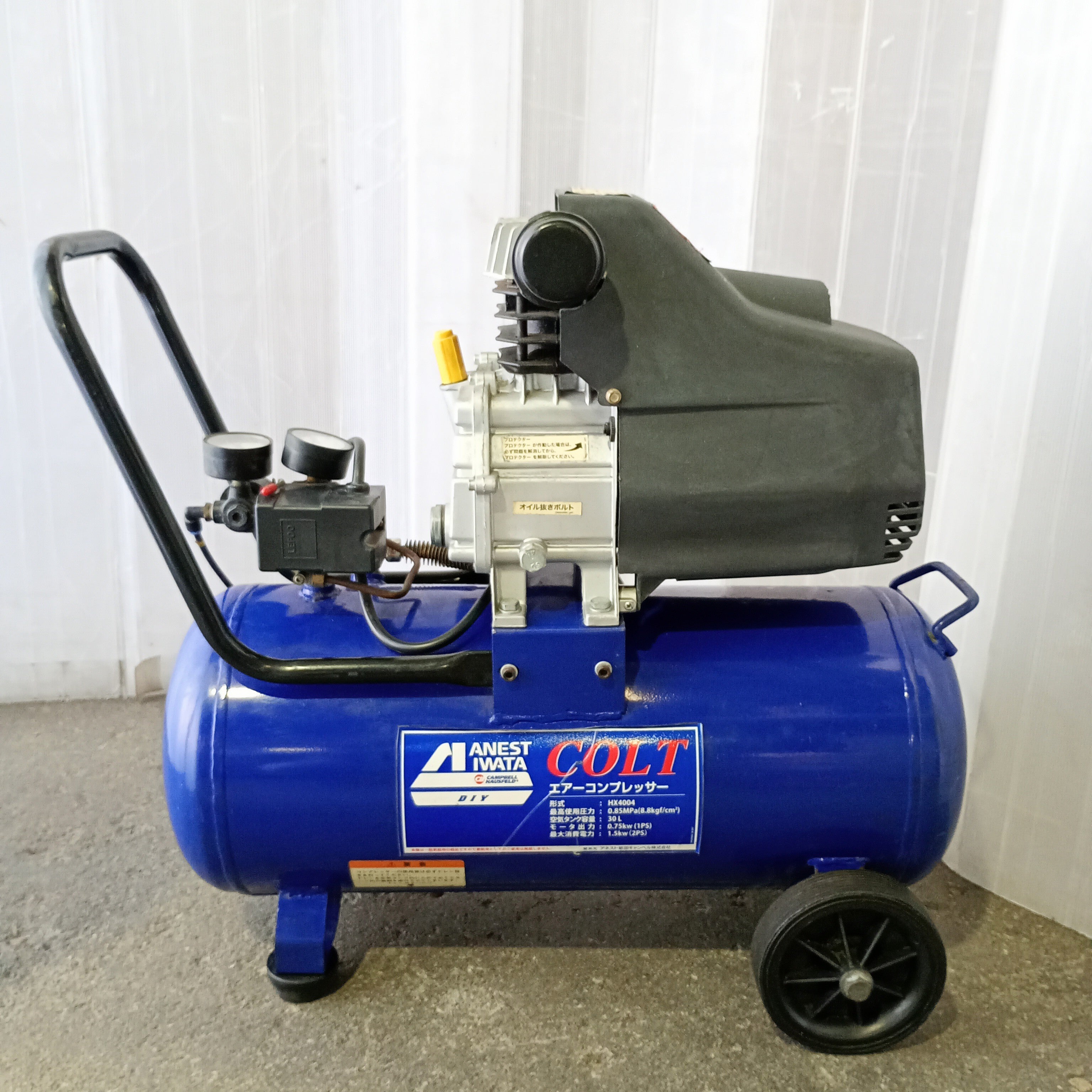 中古 アネスト岩田キャンベル コルトHX4004 コンプレッサー