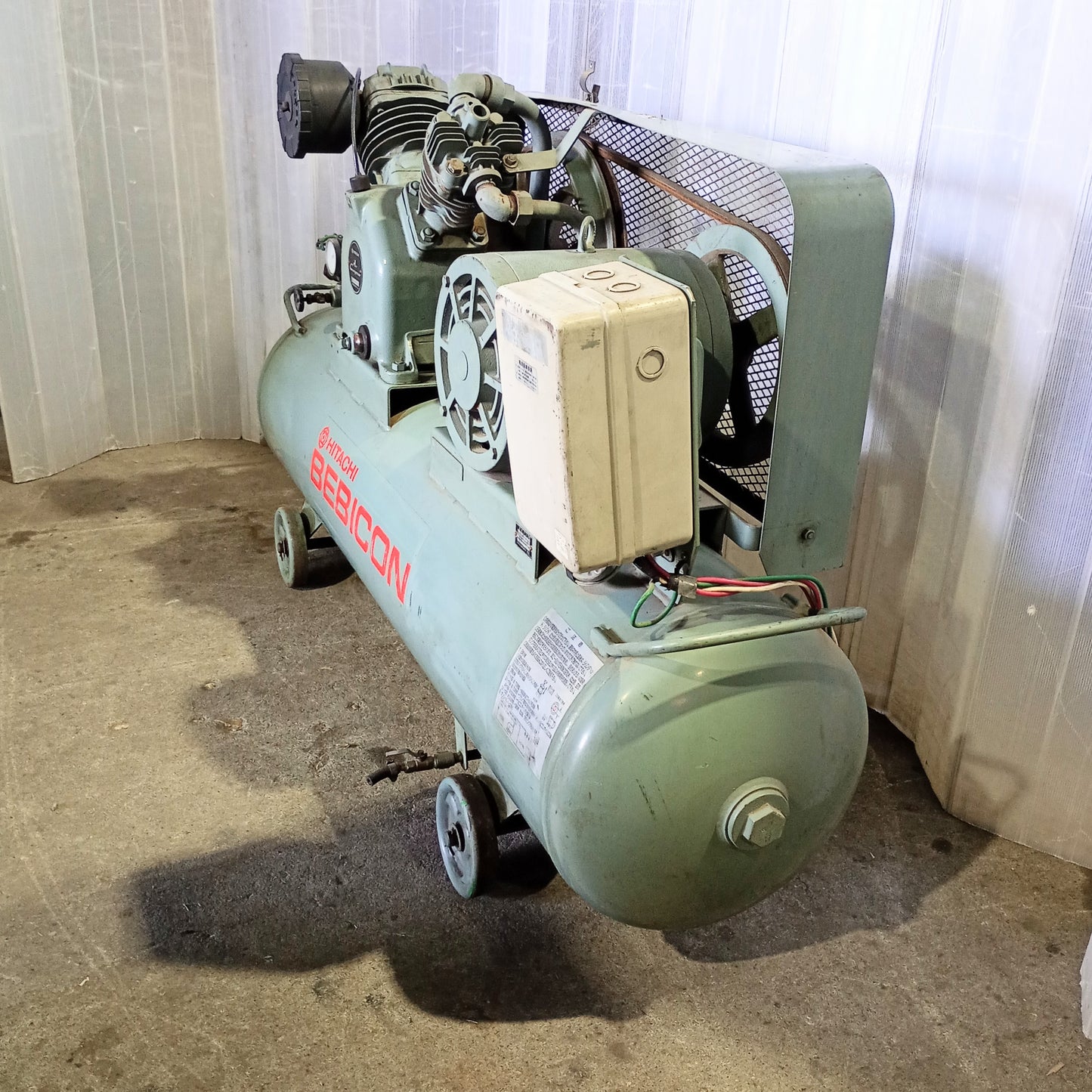 日立 5.5P-9.5V5 ベビコン エアーコンプレッサー hitachi1-55p95v5-0022