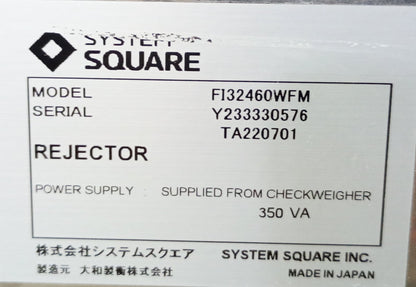 システムスクエア SD3P-3010WH 金属検出機＋CSI22LMW2433S オートチェッカー＋FI32460WFM リジェクター systemsquare1-sd3p3010wh-6001
