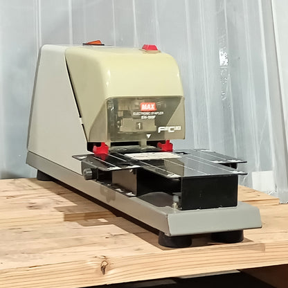マックス 卓上大型電子ホッチキス EH-100F 平綴じ製本機 max1-eh100f-6020