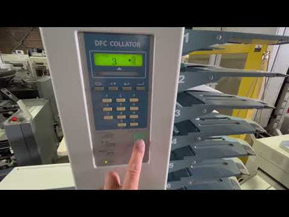 デュプロ DFC-100 丁合機 + DFC-S平綴じ機　duplo1-dfc100-5001