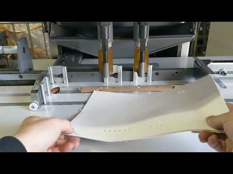 中古 ウチダ LA-2 穿孔機 2穴ドリル ペーパードリル